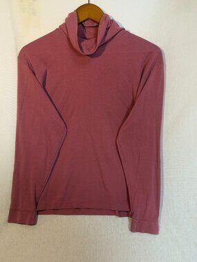 Eddie Bauer Turtleneck Shirt XXL Vintage Pink Cotton base layer